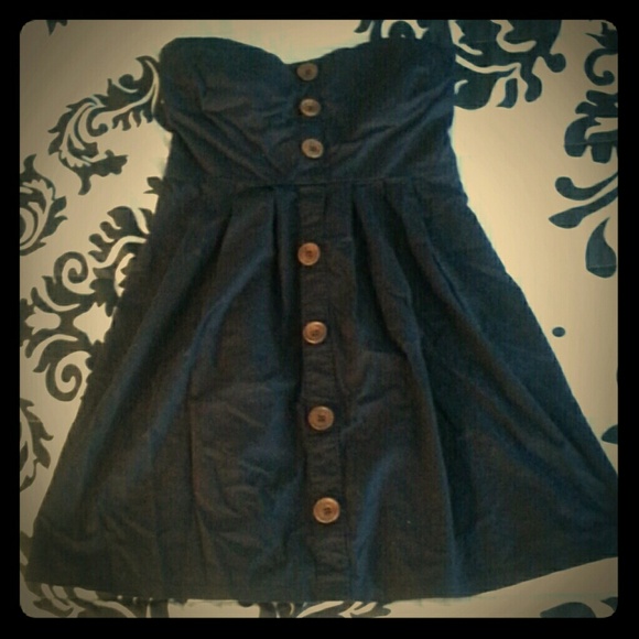 Navy blue summer dress