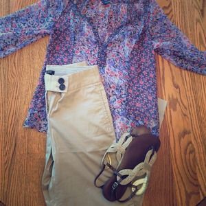 Size 2 petite J. Crew favorite fit slacks