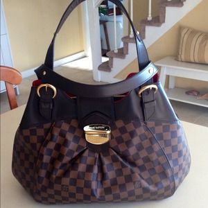Authentic LV Sistina GM Damier Ebene