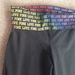 PINK by Victoria Secret yoga pants. Small