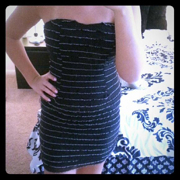 Black and white party dress - Picture 1 of 1