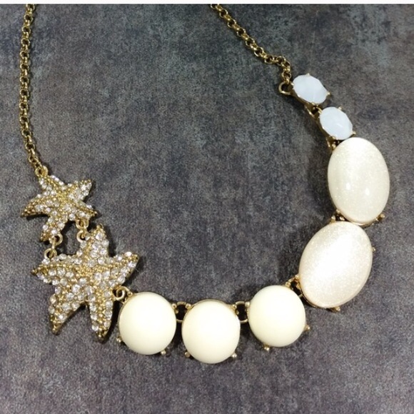 Starfish Necklace in Ivory