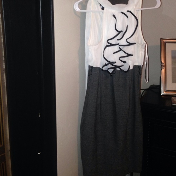 Black and white dress