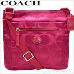 Coach Pink Berry crossbody NEW