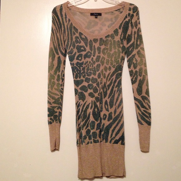 Express Cheetah Print Dress