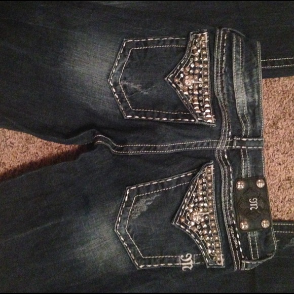 Embellished  miss me boot cut