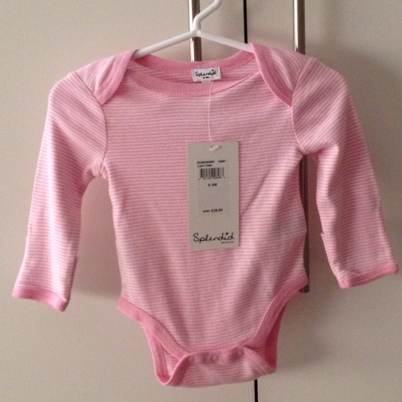NWT Splendid Onesies with Cuffs, 0-3mos, 2pcs. - Picture 1 of 4