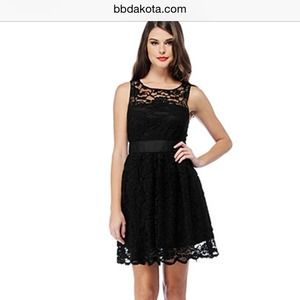 BB Dakota Faith Black Lace Dress