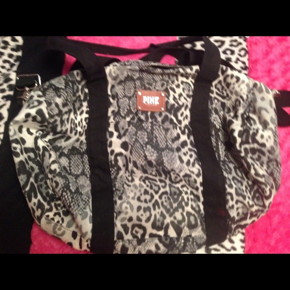PINK Victoria's Secret tote bag.