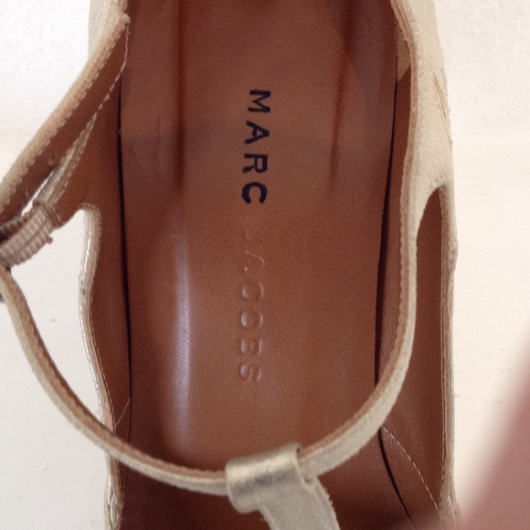 Vintage Marc Jacobs Bow Studded Suede Heels 39.5