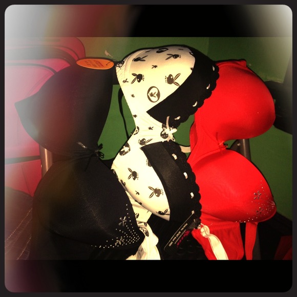 3  bras 38 D never worn still have tags on them