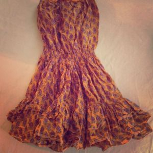 Moda international strapless dress