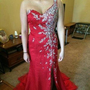 cinderella brand long prom dress