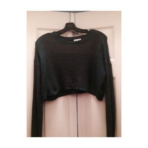 Sweater crop top