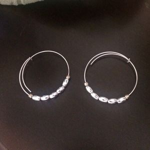 Alex & Ani Hoop Earrings