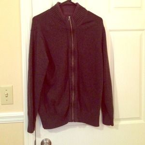 Soft men's zip up jacket