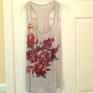 Razor back sequence tank top