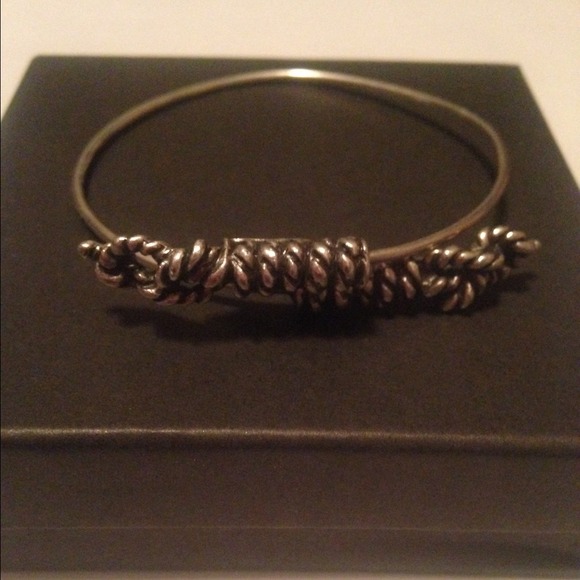 Alex and Ani Knotted love wrap - Russian Silver