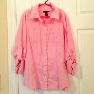 Light pink button down