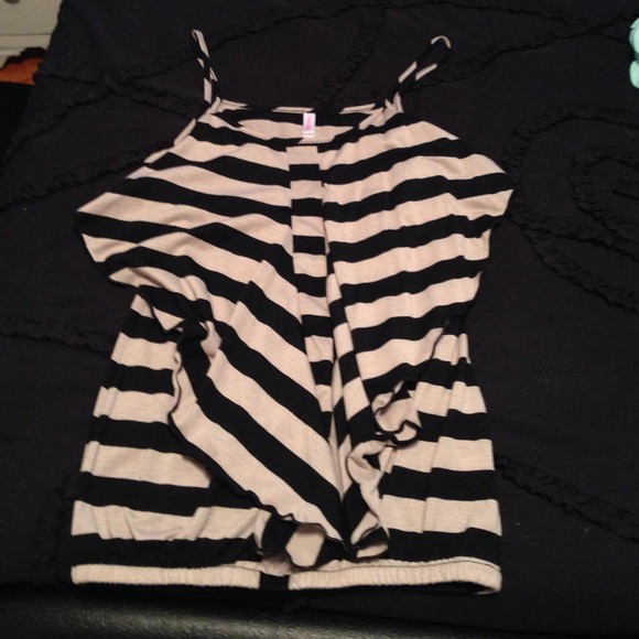 Flowy striped tank top