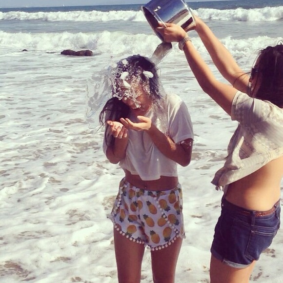 Pineapple Pom Pom Shorts - Picture 4 of 4