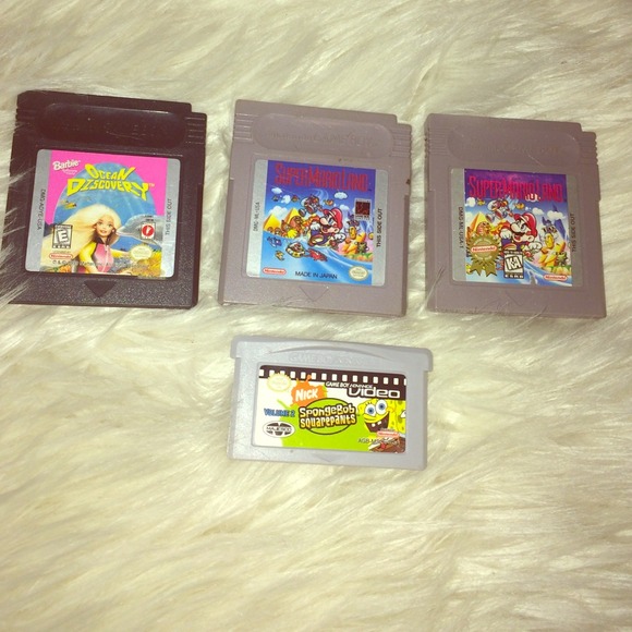 Nintendo game boy games.