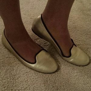 Gold Cole Haan Flats!!!
