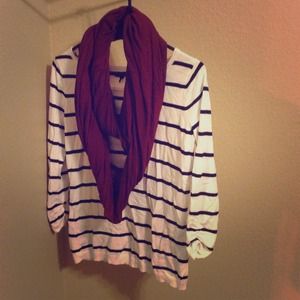 Black and white sweater