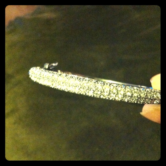 Lia Sophia sparkly bangle bracelet gently worn