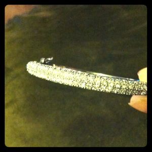 Lia Sophia sparkly bangle bracelet gently worn