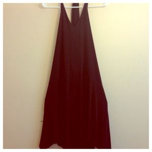 Brown halter dress