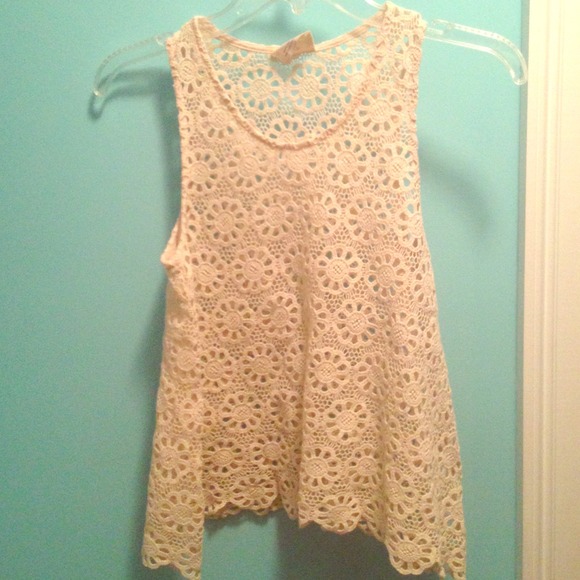 Pins And Needles Daisy Lace Swing Tank Top