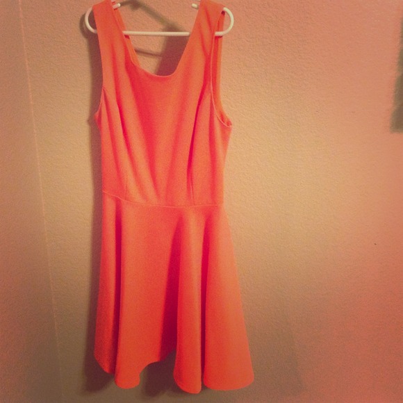 GUESS Neon orange dress