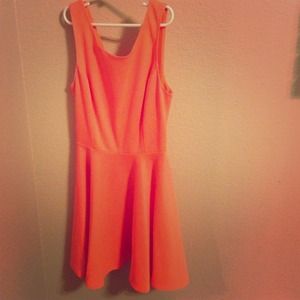 GUESS Neon orange dress