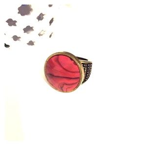 Loa Sophia red stone fashion ring!