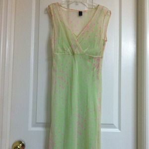 DKNY 100% Silk Chiffon Dress