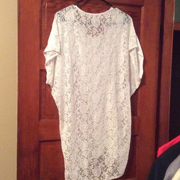 Victoria secret lace beach cover up