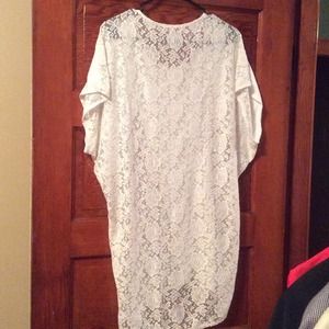 Victoria secret lace beach cover up