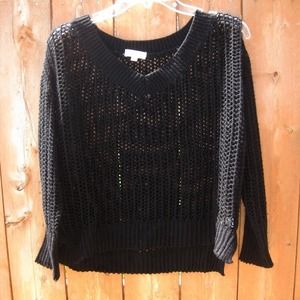 Black long sleeve sweater