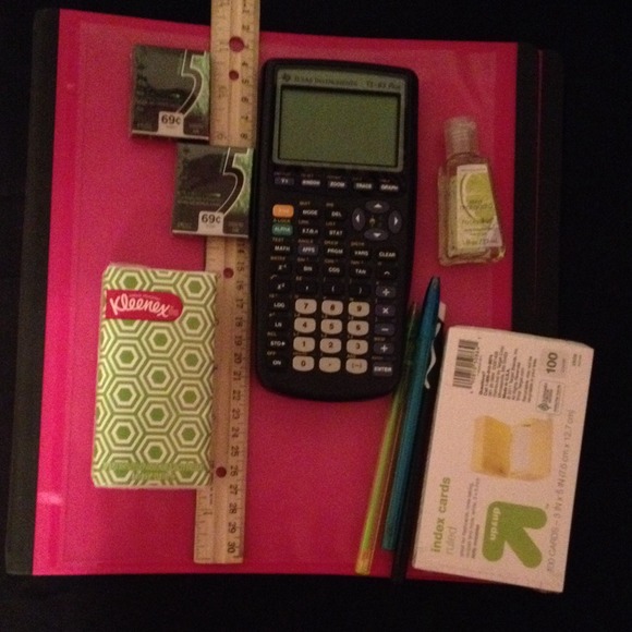 back to school supplies