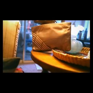 Valerie Jean vintage leather clutch made in USA