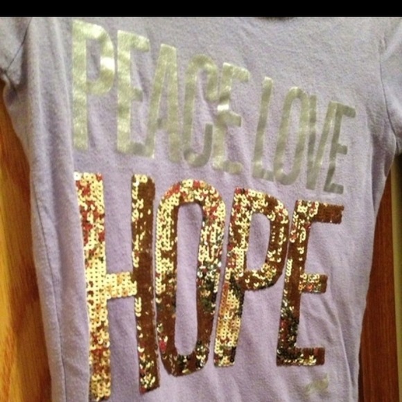 DONATED! Sold Victoria's Secret sequin tee - Picture 2 of 4