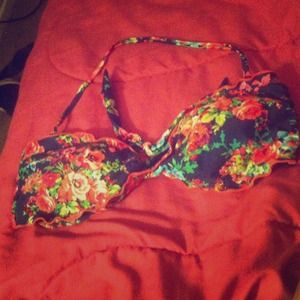 2pc flower bathing suit never worn