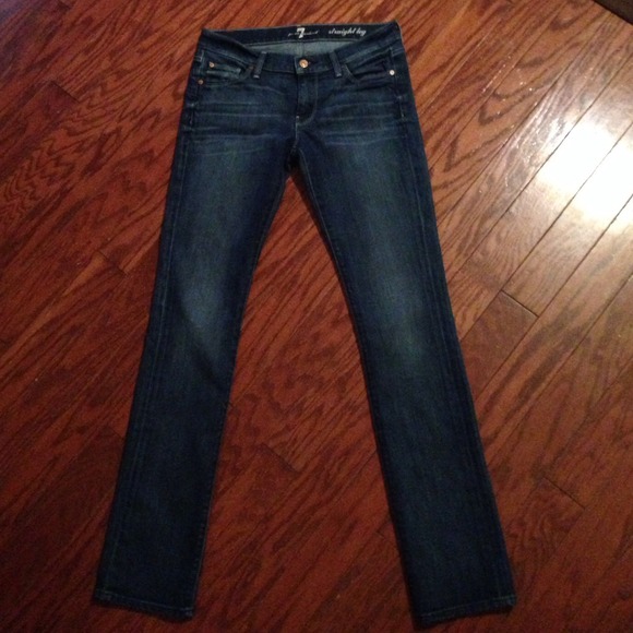 7 for All Mankind Straight Leg Jeans