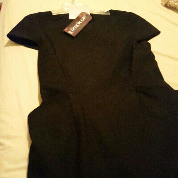 Simple Black Cocktail Dress