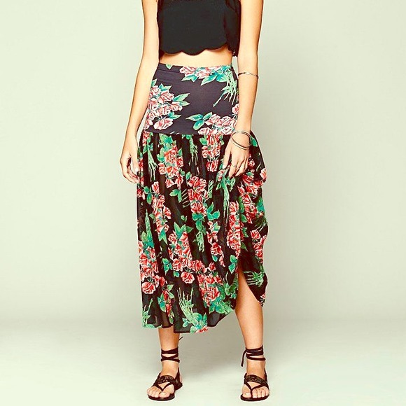 Free People Rosalita Printed Maxi
