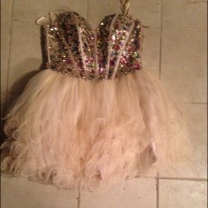 Rhinestoned dress