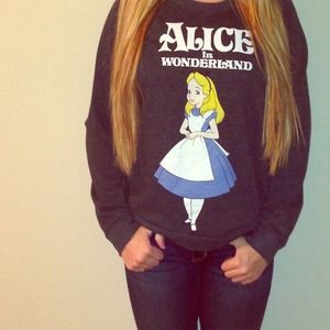 Alice in Wonderland sweater