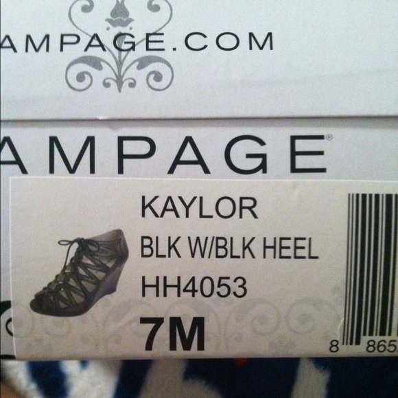 Lace up cage wedge - Picture 4 of 4