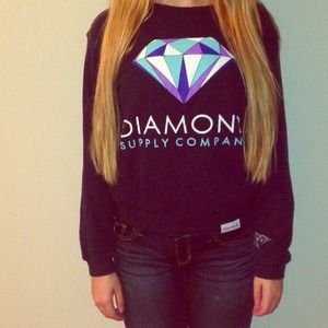 Navy blue Diamond sweater